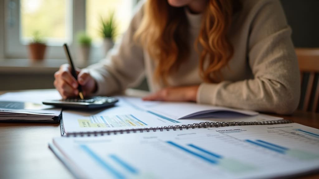 How Much Does Homeschooling Cost Per Year? (2026 Range) 2 A homeschool parent planning a yearly budget with a calculator and planner