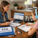 Can homeschoolers use ESA funds for tutoring parent checking education savings account during homeschool lesson