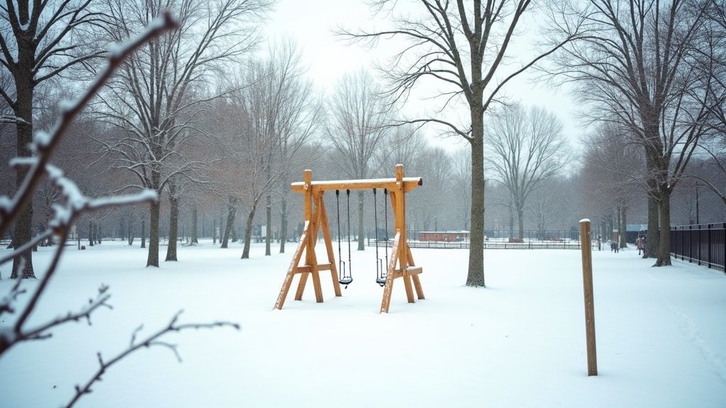 Why Your Child's French Immersion Support Keeps Changing 1 French immersion teacher shortage: a snow-covered Canadian schoolyard in winter